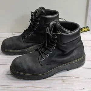 Dr Martens Winch 2 leather boots steel toe Winch Steel Toe Work Boots in Black | Dr. Martens main image 4